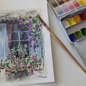 Trimestre Aquarelle - Jeudi 9h45-11h45 -10séances (sept-déc)